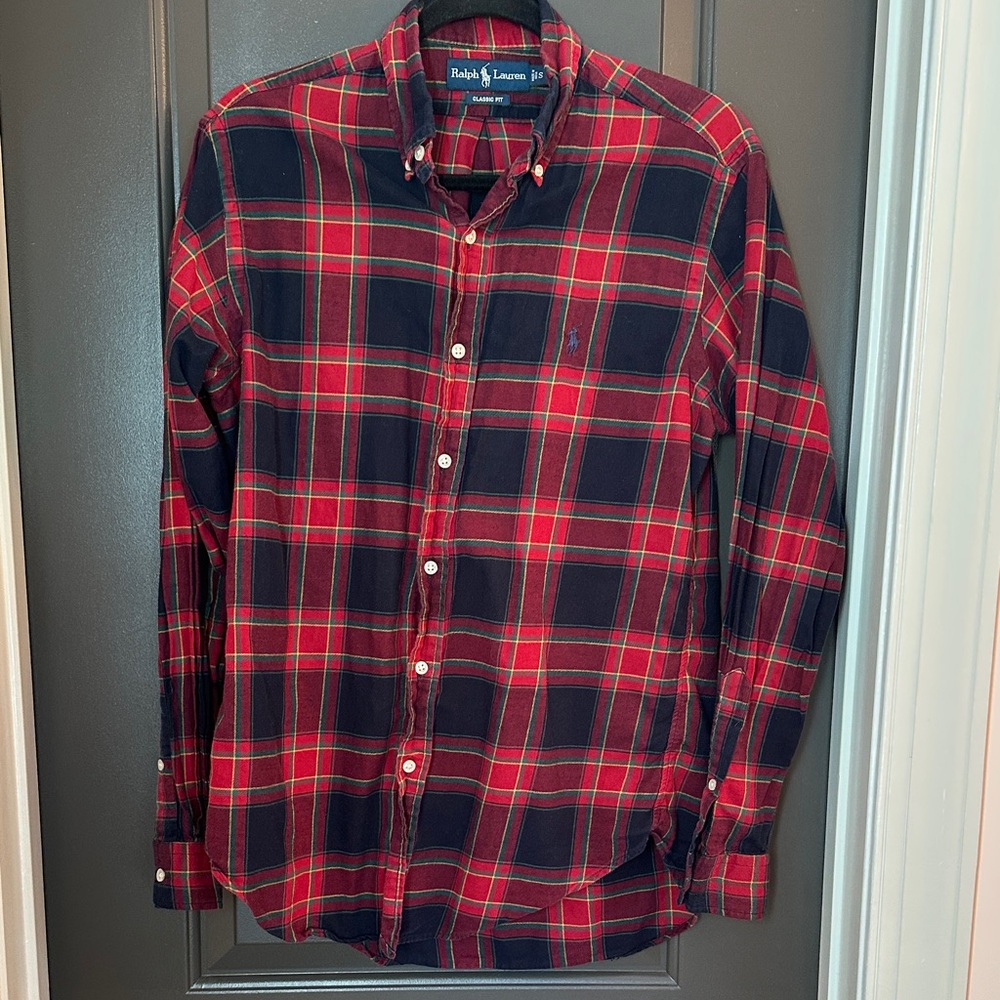 Ralph‎ Lauren Men's Flannel Shirt Size S